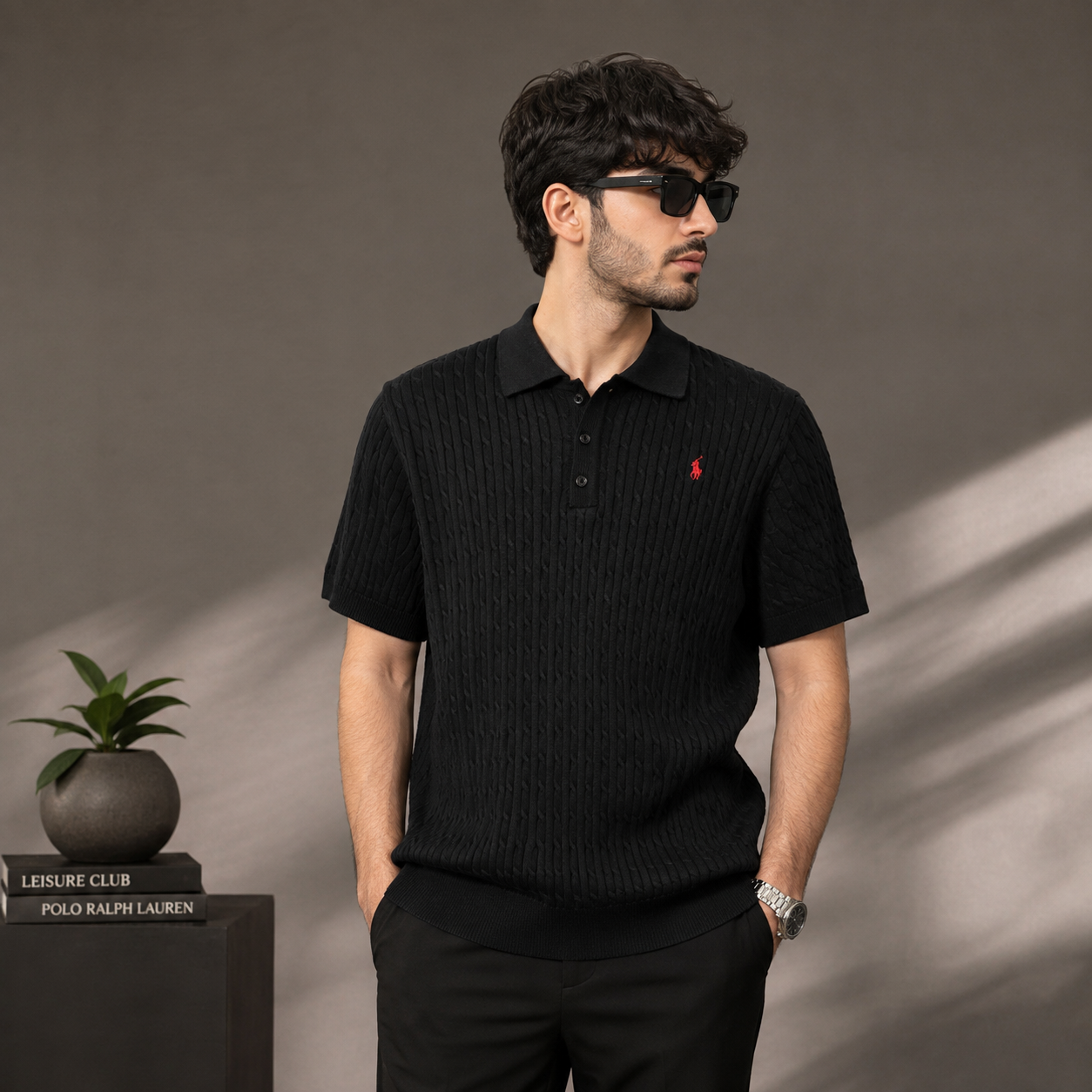 Knitted Polo Shirt