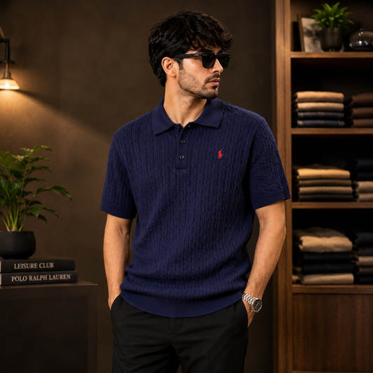 Knitted Polo Shirt