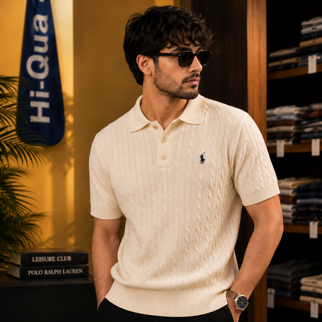 Knitted Polo Shirt