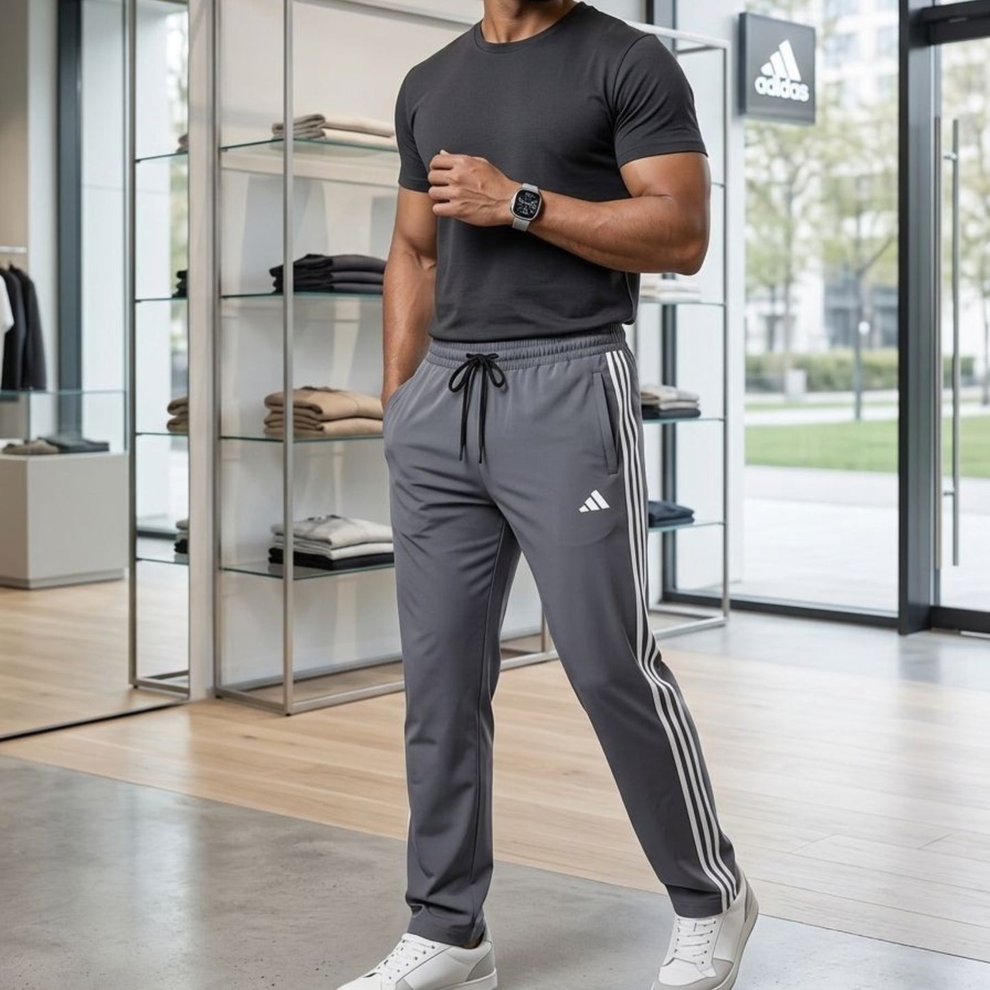 Dryfit Slim Fit Adidas Trousers