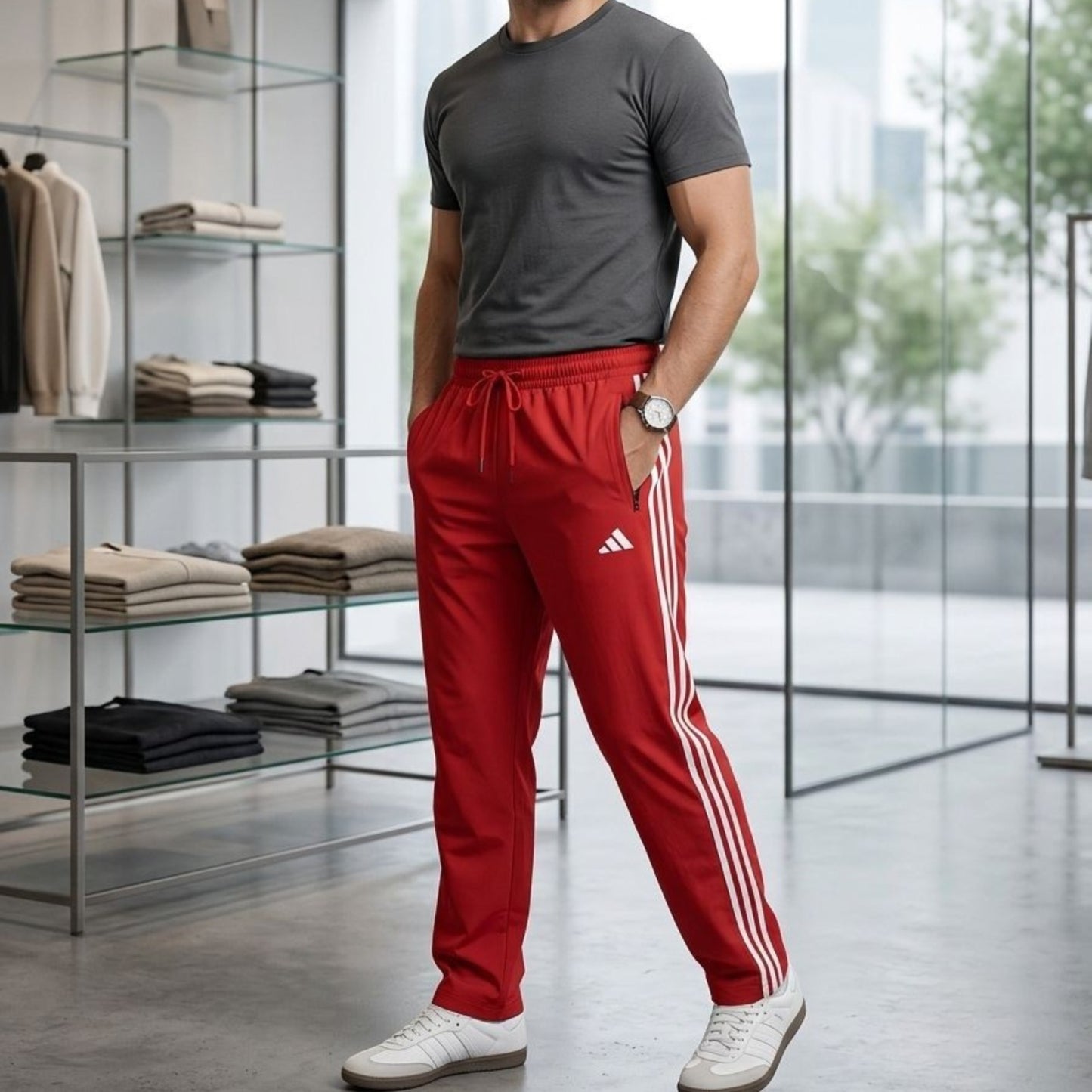 Dryfit Slim Fit Adidas Trousers