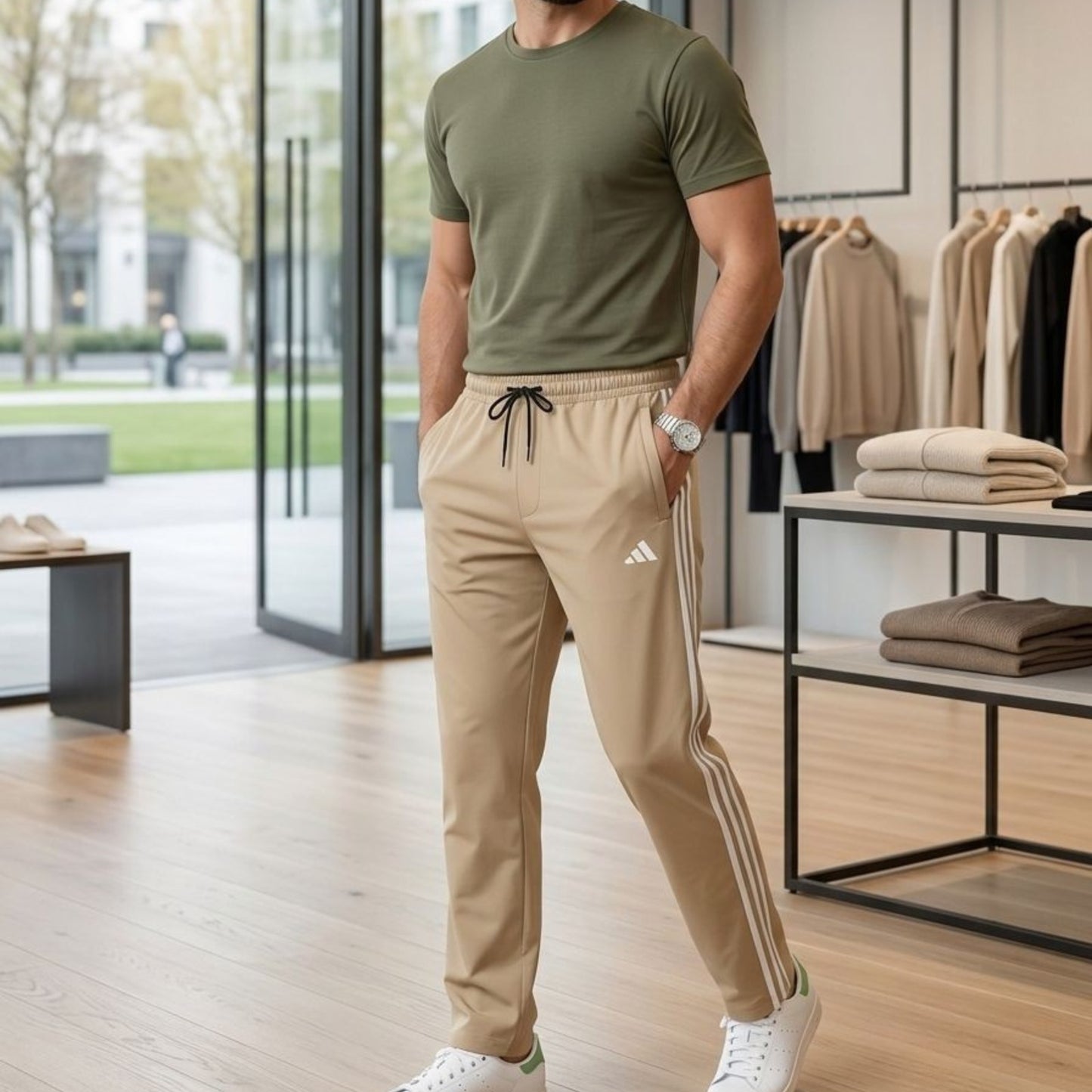 Dryfit Slim Fit Adidas Trousers