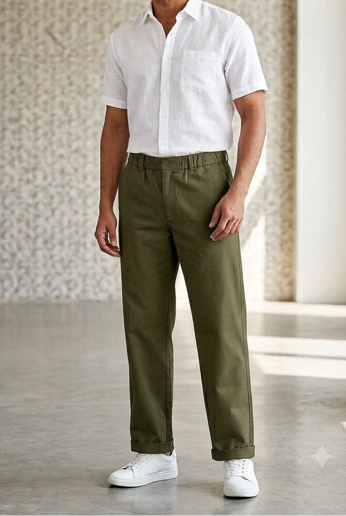 Khaadi Linen Trousers