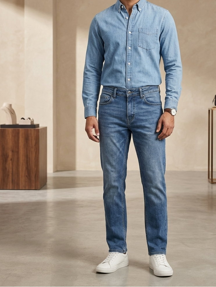 Jeans Pants Slim Fit